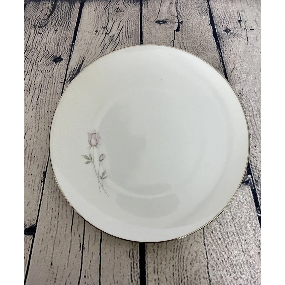 Noritake Pasadena Salad Plates Set of 4 VTG 6311 Pink Rosebud 8 1/4